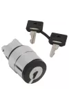 SCHNEIDER ZB4BG014 Kulcsos kapcsolófej, 3 állású