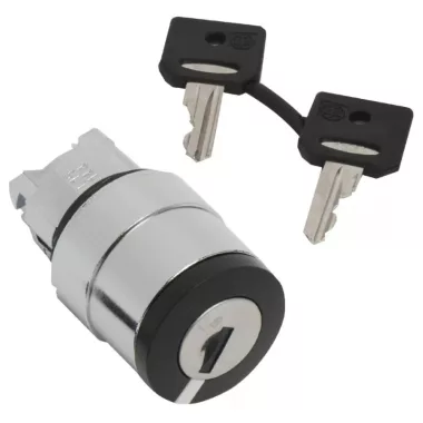 SCHNEIDER ZB4BG0812 Kulcsos kapcsolófej, 3állású