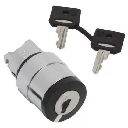 SCHNEIDER ZB4BG0820 Kulcsos kapcsolófej, 3 állású