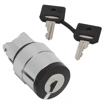 SCHNEIDER ZB4BG610 Kulcsos kapcsolófej, 2 állású