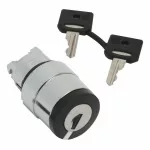 SCHNEIDER ZB4BG912 Kulcsos kapcsolófej, 3állású