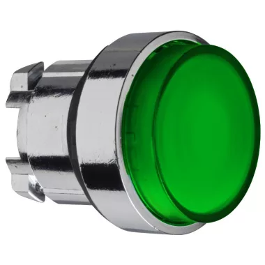 SCHNEIDER ZB4BH33 Világító nyomógombfej zöld