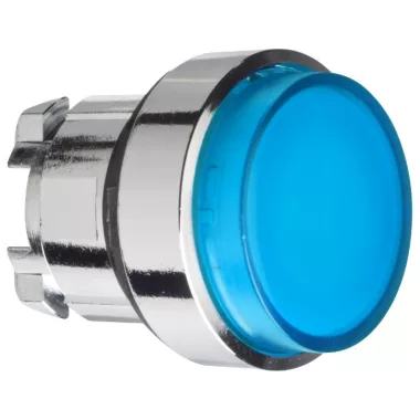 SCHNEIDER ZB4BH63 Világító nyomógombfej kék