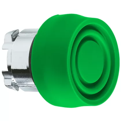SCHNEIDER ZB4BP3S Védősapkás nyomógombfej, zöld