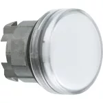   SCHNEIDER ZB4BV01S jelzőlámpafej rovátkált búrával fehér