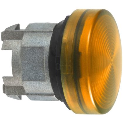 SCHNEIDER ZB4BV05S jelzőlámpafej rovátkált búrával sárga