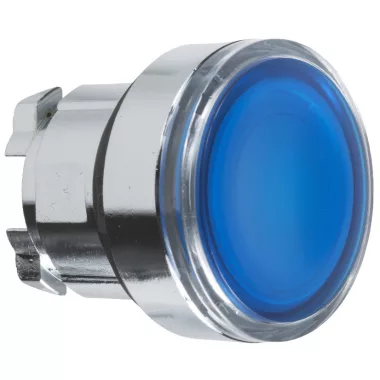 SCHNEIDER ZB4BW363 Világító nyomógombfej kék