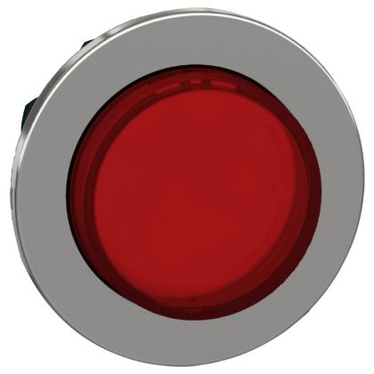   SCHNEIDER ZB4FH43 Harmony panelbe süllyesztett fém világító nyomógomb fej, Ø30, kiemelkedő, piros, nyomó-nyomó
