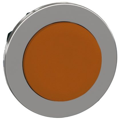   SCHNEIDER ZB4FH5 Harmony panelbe süllyesztett fém nyomógomb fej, Ø30, kiemelkedő, sárga, nyomó-nyomó