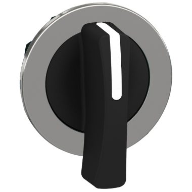 SCHNEIDER ZB4FJ7 Harmony panelbe süllyesztett fém kapcsoló fej, Ø30, hosszú fogantyú, 3 állású, balról középre visszatérő