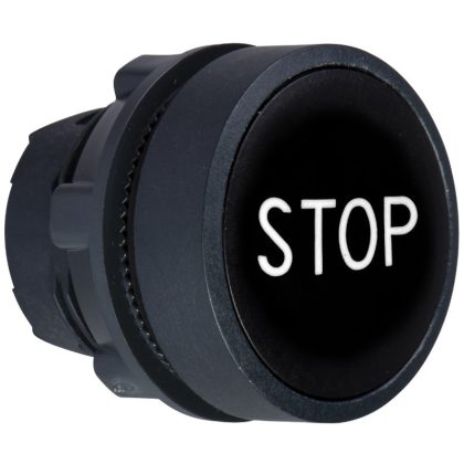 SCHNEIDER ZB5AA234 nyomógombfej jelölt fedőlappal, fekete