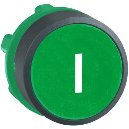 SCHNEIDER ZB5AA331 Nyomógombfej jelölt fedőlappal, zöld