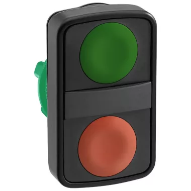 SCHNEIDER ZB5AA7340 Műanyag duplafejű nyomógomb