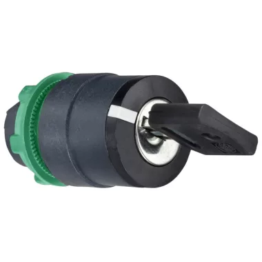 SCHNEIDER ZB5AG214 Kulcsos kapcsolófej, 2állású