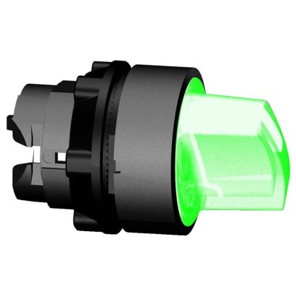 SCHNEIDER ZB5AK1433 Világító választókapcsoló fej, 2állású, zöld