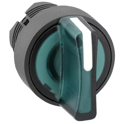 SCHNEIDER ZB5AK1533 Világító választókapcsoló fej, 3állású, zöld