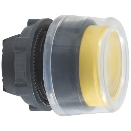 SCHNEIDER ZB5AP5 Védősapkás nyomógombfej, sárga