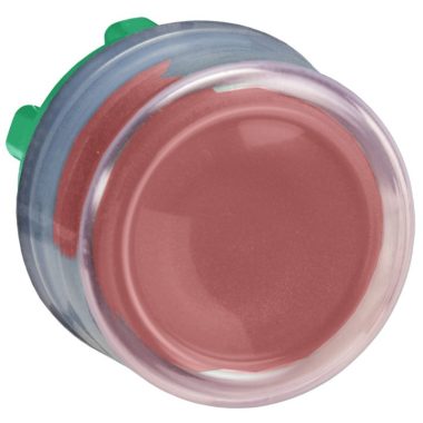 SCHNEIDER ZB5APA4 Harmony műanyag nyomógomb fej, Ø22, visszatérő, gumisapkás, piros