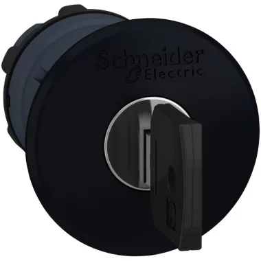 SCHNEIDER ZB5AS12 Kulcsos vészgombfej, átm:40 mm, fekete