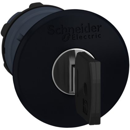 SCHNEIDER ZB5AS12 Kulcsos vészgombfej, átm:40 mm, fekete