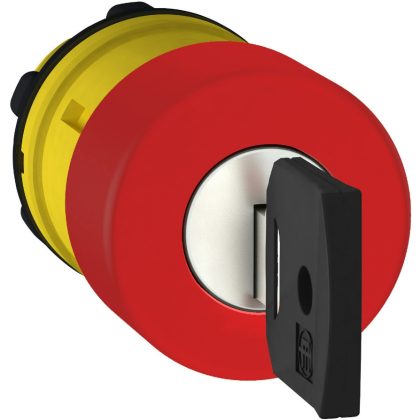 SCHNEIDER ZB5AS934 Kulcsos vészgombfej, piros SCHNEIDER ZB5AS934 Kulcsos vészgombfej, piros