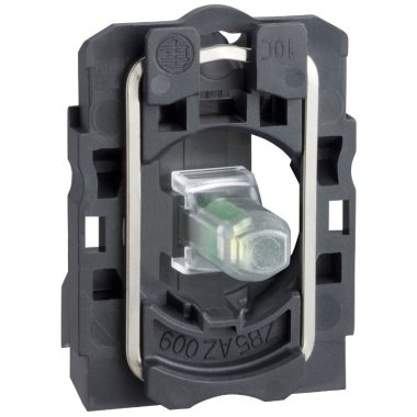 SCHNEIDER ZB5AW0M11 LED-es világító nyomógomb aljzat, fehér, 230V, N/O