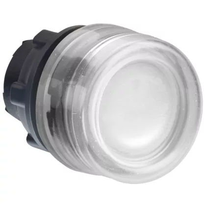   SCHNEIDER ZB5AW513 Világító nyomógombfej védősapkás,fehér