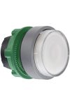 SCHNEIDER ZB5AWCUST06 Harmony műanyag világító nyomógomb fej, Ø22, visszatérő, személyre szabott