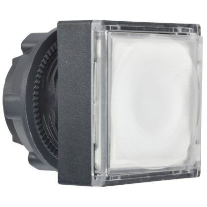   SCHNEIDER ZB5CH313 világítós nyomógomb fej szögletes, fehér