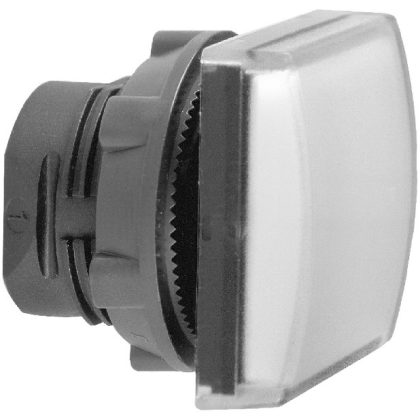 SCHNEIDER ZB5CV013 LED-es jelzőlámpafej, fehér szögletes