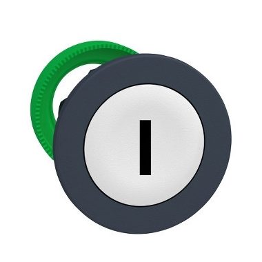 SCHNEIDER ZB5FA131 Harmony panelbe süllyesztett műanyag nyomógomb fej, Ø30, fehér, "I"