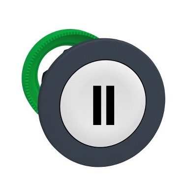 SCHNEIDER ZB5FA136 Harmony panelbe süllyesztett műanyag nyomógomb fej, Ø30, fehér, "II"