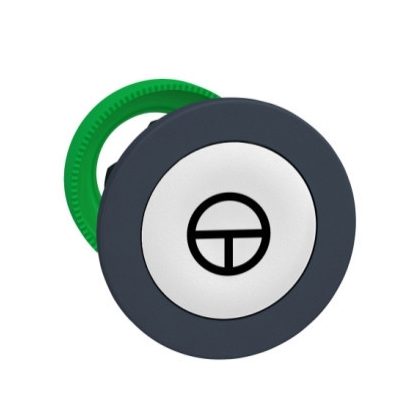 SCHNEIDER ZB5FA145 Harmony panelbe süllyesztett műanyag nyomógomb fej, Ø30, fehér, "T"