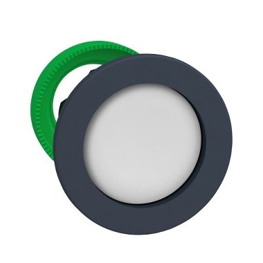 SCHNEIDER ZB5FA16 Harmony panelbe süllyesztett műanyag nyomógomb fej, Ø30, visszatérő, mélyítet, fehér