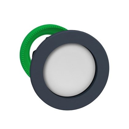   SCHNEIDER ZB5FA16 Harmony panelbe süllyesztett műanyag nyomógomb fej, Ø30, visszatérő, mélyítet, fehér