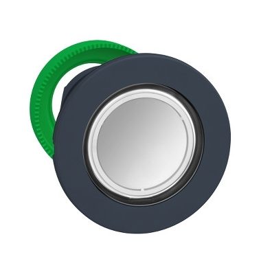 SCHNEIDER ZB5FA18 Harmony panelbe süllyesztett műanyag nyomógomb fej, Ø30, visszatérő, címkézhető tetővel, fehér