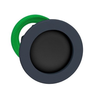 SCHNEIDER ZB5FA26 Harmony panelbe süllyesztett műanyag nyomógomb fej, Ø30, visszatérő, mélyítet, fekete