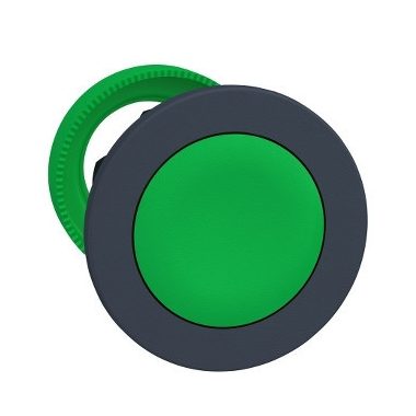 SCHNEIDER ZB5FA3 Harmony panelbe süllyesztett műanyag nyomógomb fej, Ø30, visszatérő, zöld