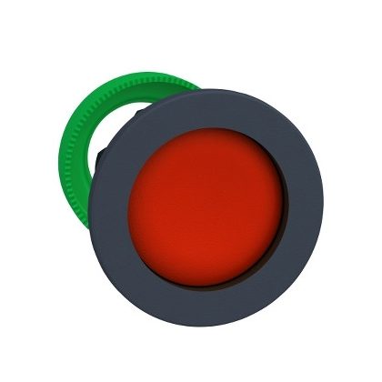   SCHNEIDER ZB5FA46 Harmony panelbe süllyesztett műanyag nyomógomb fej, Ø30, visszatérő, mélyítet, piros