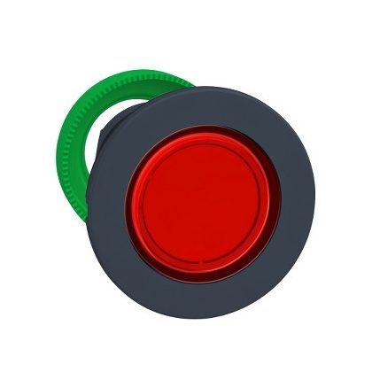   SCHNEIDER ZB5FA48 Harmony panelbe süllyesztett műanyag nyomógomb fej, Ø30, visszatérő, címkézhető tetővel, piros