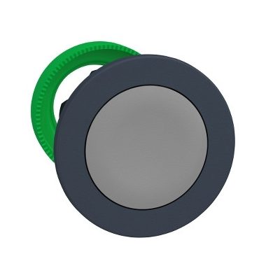 SCHNEIDER ZB5FA8 Harmony panelbe süllyesztett műanyag nyomógomb fej, Ø30, visszatérő, szürke