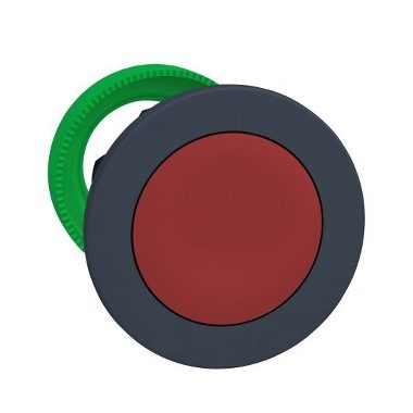 SCHNEIDER ZB5FH04 Harmony panelbe süllyesztett műanyag nyomógomb fej, Ø30, piros, nyomó-nyomó