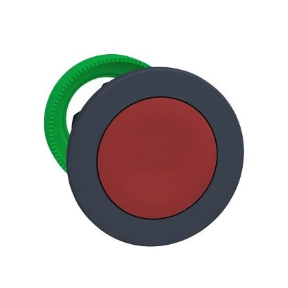 SCHNEIDER ZB5FH04 Harmony panelbe süllyesztett műanyag nyomógomb fej, Ø30, piros, nyomó-nyomó