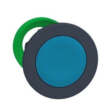 SCHNEIDER ZB5FH06 Harmony panelbe süllyesztett műanyag nyomógomb fej, Ø30, kék, nyomó-nyomó