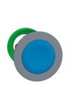 SCHNEIDER ZB5FH06C0 Harmony panelbe süllyesztett műanyag nyomógomb fej, Ø30, kék, nyomó-nyomó, szürke perem