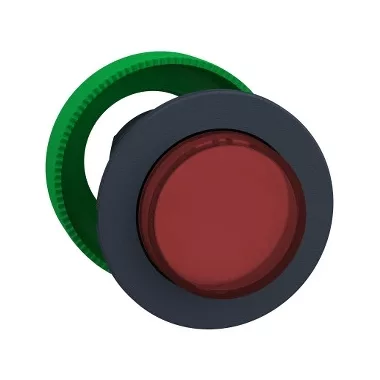 SCHNEIDER ZB5FW143 Harmony panelbe süllyesztett műanyag világító nyomógomb fej, Ø30, kiemelkedő, piros