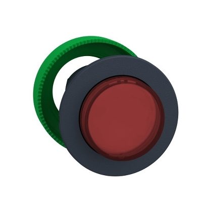   SCHNEIDER ZB5FW143 Harmony panelbe süllyesztett műanyag világító nyomógomb fej, Ø30, kiemelkedő, piros