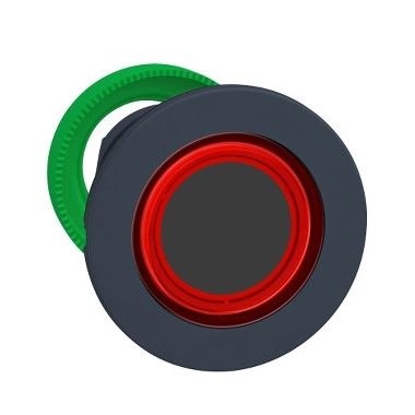 SCHNEIDER ZB5FW943 Harmony panelbe süllyesztett műanyag világító nyomógomb fej, Ø30, visszatérő, piros, világító perem