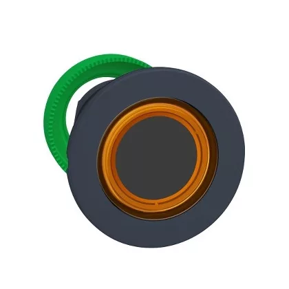   SCHNEIDER ZB5FW953 Harmony panelbe süllyesztett műanyag világító nyomógomb fej, Ø30, visszatérő, narancs, világító perem