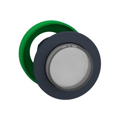   SCHNEIDER ZB5FWCUST01 Harmony panelbe süllyesztett műanyag világító nyomógomb fej, Ø30, visszatérő, személyre szabott